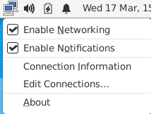 Figure 10 Network settings