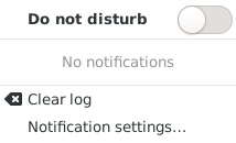 Figure 16 Notification center - big