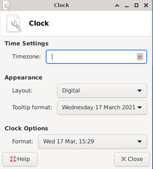 Figure 19 Date setting - big