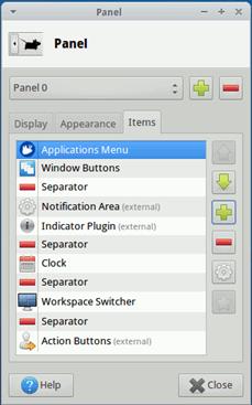 xfce-panel-items