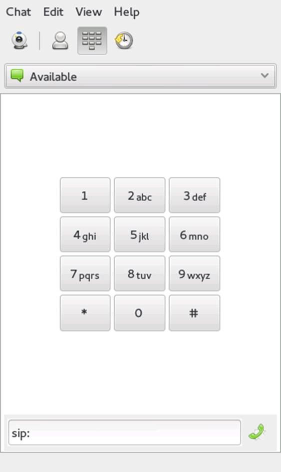 Ekiga User Interface